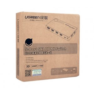 Ugreen 40205 5x1 Hdmi Switch -black