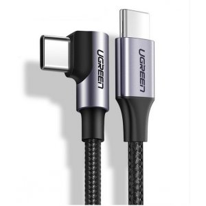 Ugreen 80714 Usb-c 2.0 To Angle Usb-c Cable Black 3m