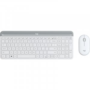 Logitech MK470 Slim Wireless Keyboard and Mouse Combo - Off-White 920-009183