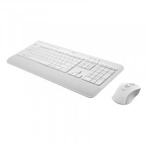 Logitech Signature MK650 Wireless Keyboard & Mouse Combo for Business - White