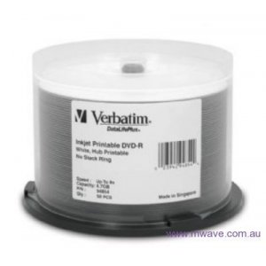 Verbatim DVD-R 4.7GB 16X Printable DataLifePlus 50packs