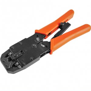 Astrotek 8 Pins Rj-45 6 Pins Rj-12 4 Pins Rj-11 Crimper Cut Strip Crimping Tool Kit With Ratchet 