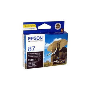 Epson 87 - UltraChrome Hi-Gloss2 - Photo Black Ink Cartridge 5,630 pages