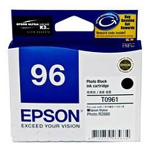 Epson T0961 Photo Blk Ink Cart 495 pages Photo Black