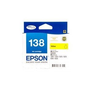 Epson 138 Yellow Ink Cart 420 pages Yellow