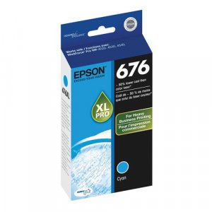 Epson 676XL Cyan Ink Cart 1,200 pages Cyan