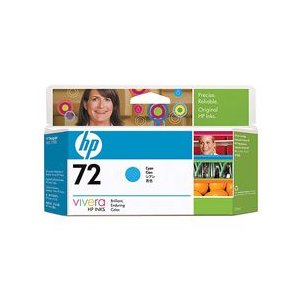 HP 72 130-ml Cyan Ink Cartridge for Designjet (C9371A)