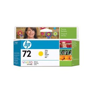 HP 72 130-ml Yellow Ink Cartridge for Designjet C9373A