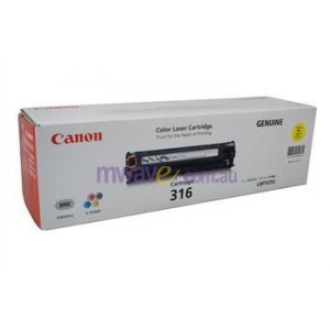 Canon CART316Y Yellow Cartridge 1.5K pages for LBP5050N