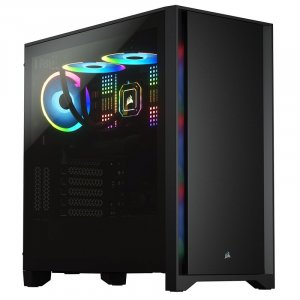 Corsair 4000D Tempered Glass Mid-Tower ATX Case - Black CC-9011198-WW