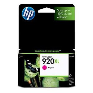 HP 920XL Magenta Officejet Ink Cartridge, 700 pages (CD973AA)