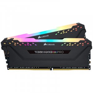 Corsair Vengeance RGB PRO 32GB (2x 16GB) DDR4 3200MHz C18 Memory - Black CMW32GX4M2C3200C18