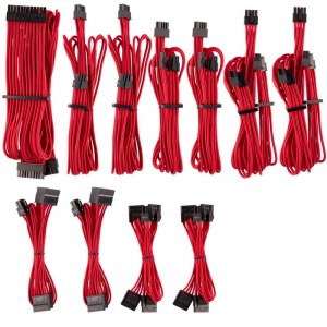 Corsair Premium Individually Sleeved PSU Cables Pro Kit - Red CP-8920223