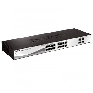 D-Link DGS-1210-20 20-Port Gigabit WebSmart Switch with 16 UTP and 4 SFP Ports