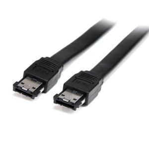 StarTech Shielded External eSATA Cable - 6 ft - black ESATA6