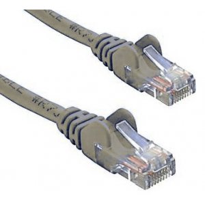 8Ware Cat 5e UTP Ethernet Cable, Snagless - 0.5m (50cm) Grey