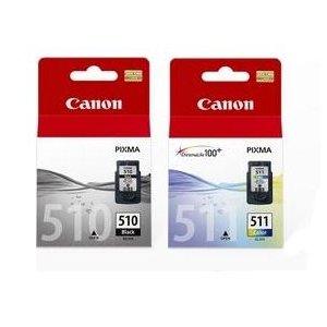 Canon PG510CL511CP 1x PG-510 Black & 1x CL-511 Colour