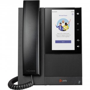 Poly CCX 505 Business Media Phone for Microsoft Teams and PoE-enabled