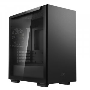 Deepcool MACUBE 110 Tempered Glass Mini Tower Micro-ATX Case - Black R-MACUBE110-BKNGM1N-G-1