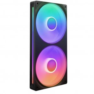 NZXT F240 RGB Core PWM Fan Single Frame with Two Fans - Black