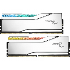 G.skill TRIDENT Z5 ROYAL RGB SILVER 48GB KIT 2X24GB DDR5 8000MHZ CL40-48-48-128 1.35V