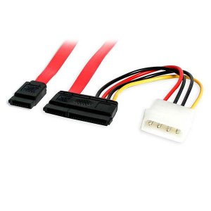 StarTech 0.5m SATA Data and Power Combo Cable SATA18POW