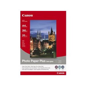 Canon SG201A4 20 Sheets 260 gsm Semi Gloss Photo Paper