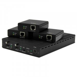 Startech ST124HDBT 3 Port Hdbaset Extender Kit - Up To 4k