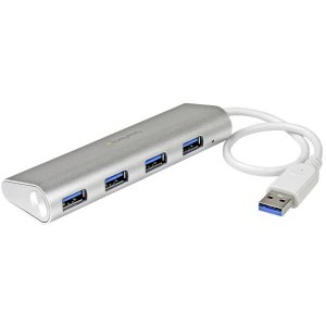 Startech St43004ua 4 Port Portable Usb 3.0 Hub - Aluminum