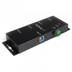 Startech St4300usbm Mountable 4 Port Rugged Usb 3.0 Hub