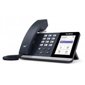 YEALINK MP54-E2-TEAMS (MP54) DESKTOP PHONE WITH HANDSET, 4" TOUCH SCREEN, MS TEAMS 2nd GEN