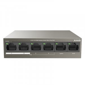 Tenda TEF1106P-4-63W 6-Port 10/100Mbps Switch with 4-Port PoE