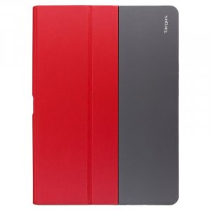 Targus 9-10.1" Fit-N-Grip II Rotating Universal Tablet Case - Red/Gray THZ66303AU