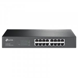 TP-Link TL-SG1016D 16-Port Gigabit Desktop / Rackmount Switch - Metal Housing