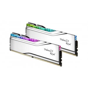 G.Skill Trident Z Royal F5-7600J3646G16GX2-TR5S 32GB(16GB×2) 7600MHz DDR5 Silver