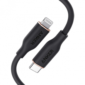 Anker A8663h11 Powerline Soft Usb-c To Lightning 1.8 Metre - Black 