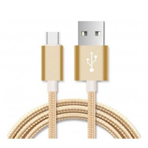 Astrotek 1m Micro Usb Data Sync Charger Cable Cord Gold Color For Samsung Htc Motorola Nokia Kndle Android Phone Tablet & Devices