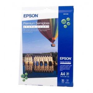 Epson C13s041332 S041332 Prem Semigloss Photo Paper A4