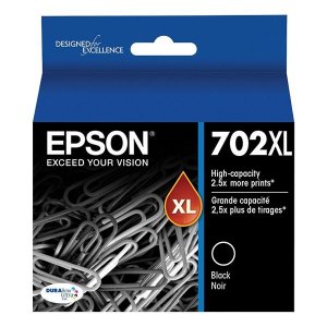 Epson 702xl Black Ink Durabrite Wf-3720 Wf-3725