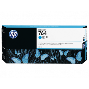 Hp C1q13a Ink Cartridge No 764 300-ml Cyan