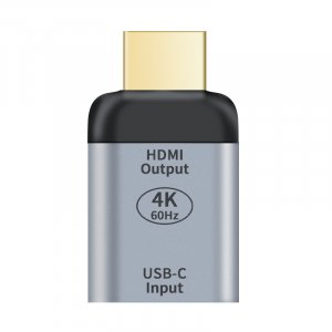 Astrotek Usb-c To Hdmi Female To Male Adapter Support 4k@60hz Aluminum Shell Gold Plating For Windows Android Mac Os