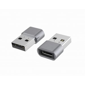 Astrotekusb Type C Female To Usb 2.0 Male Otg Adapter 480mhz For Laptop, Wall Chargers,phone Sliver 1 Yr Wty