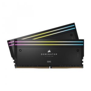 Corsair CMP64GX5M2B6400C32 DOMINATOR TITANIUM RGB 64GB (2x32GB) DDR5 6400MT/s CL32 XMP Memory Kit Black