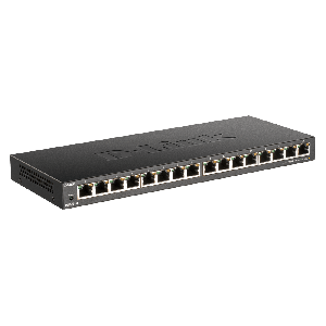 D-link DGS-1016S 16-port Low Profile Gigabit Unmanaged Switch (metal Housing)