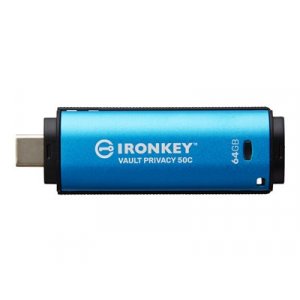 Kingston Ironkey Vault Privacy 50 USB-C 64GB Flash Drive 