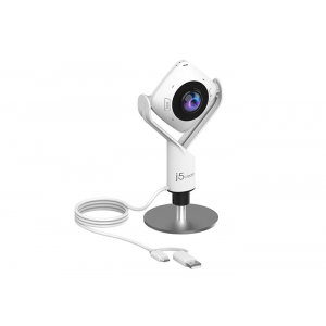 j5create JVCU360 360° All Around Webcam White 