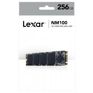 Lexar Lnm100-256rb Nm-100 256gb, M.2 2280 Sata Iii (6gb/s), Sequential Read Up To 520mb/s