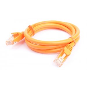 8ware Cat 6a Utp Ethernet Cable, Snagless  - 1m (100cm) Orange