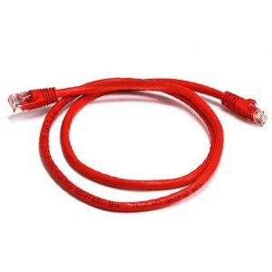 8ware Cat 6a Utp Ethernet Cable, Snagless  - 1m (100cm) Red