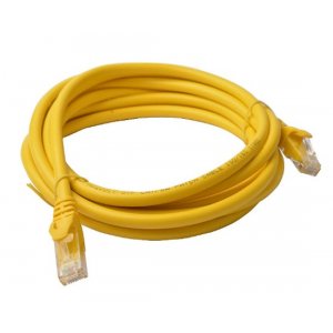 8ware Cat 6a Utp Ethernet Cable, Snagless  - 3m Yellow